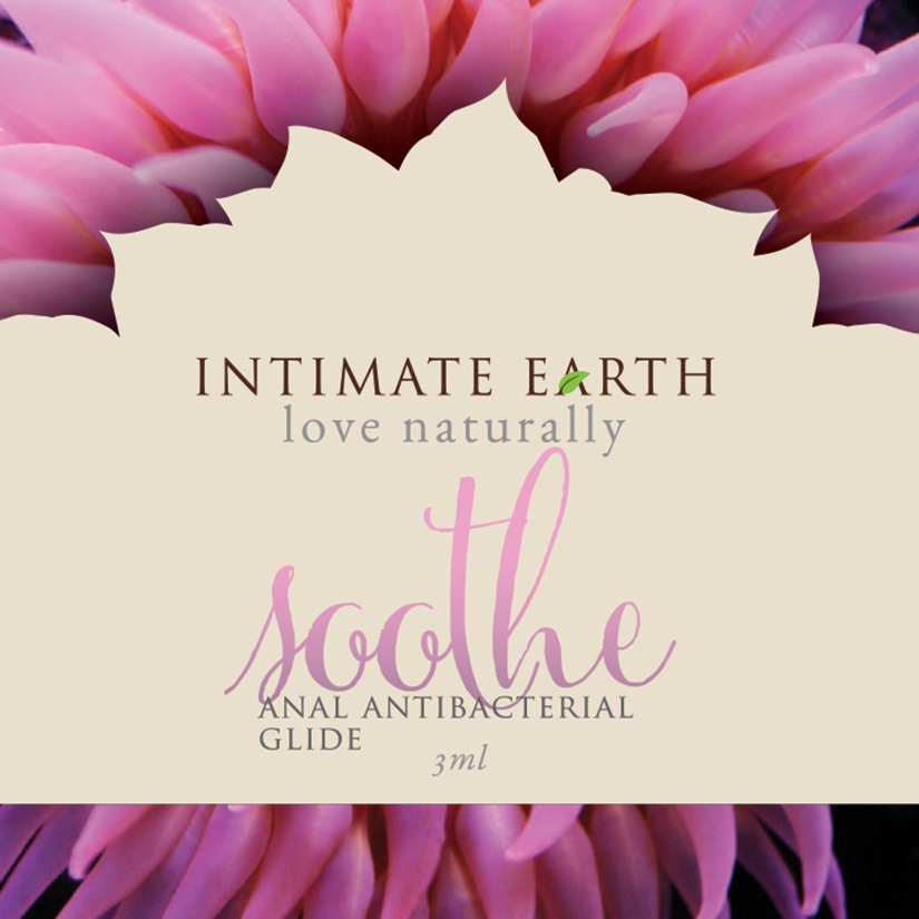 Intimate Earth Soothe Anal Antibacterial Glide Foil 3ml Sutravibes 3719